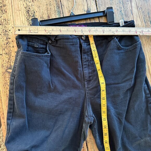 Gloria Vanderbult Taper Leg‎ Black Jeans   Size 16P - Picture 6 of 8